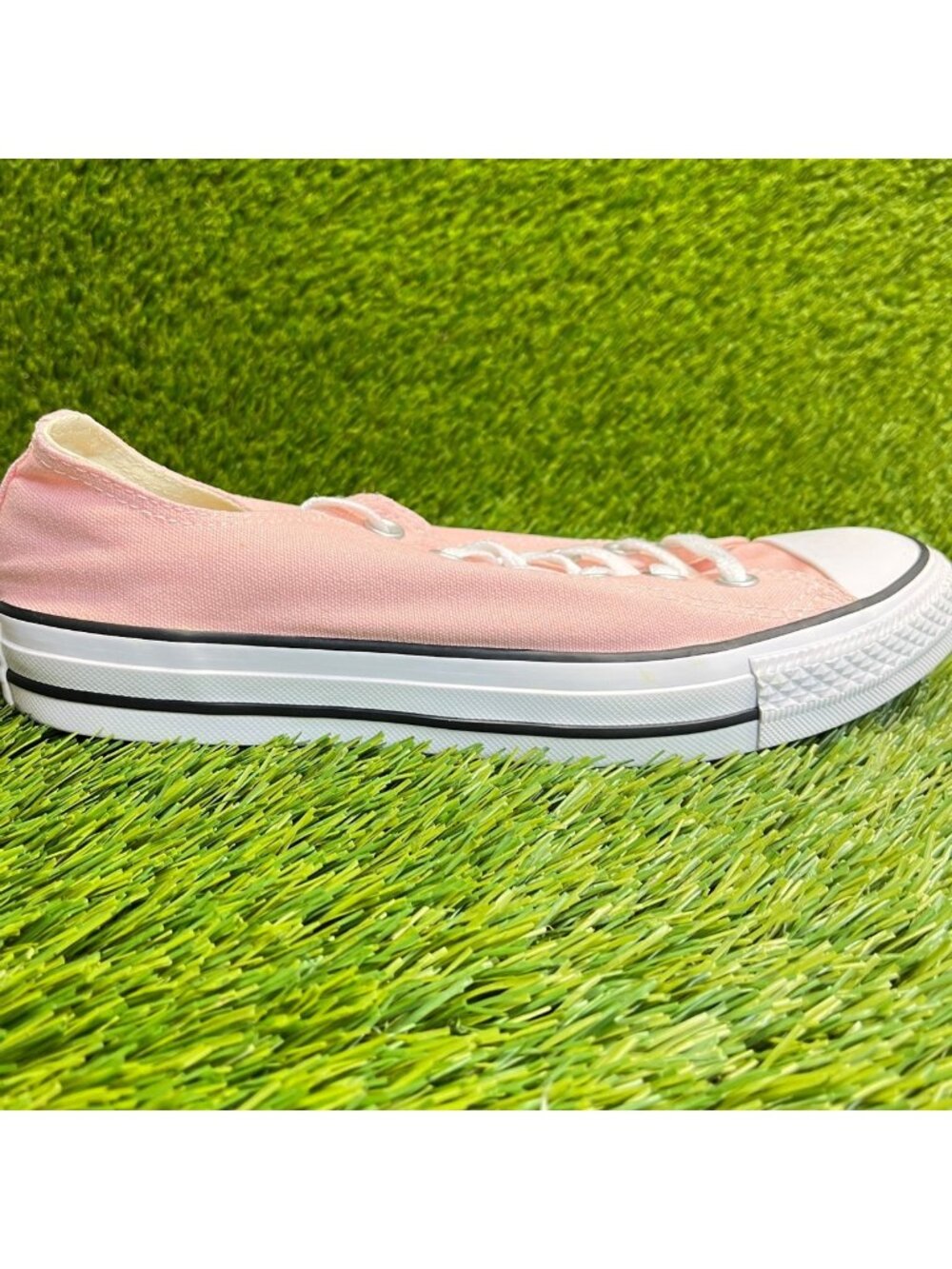 Converse Pink Low Top Canvas Sneakers